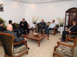 İbrahim Kutluay, Sanko’yu Ziyaret Etti