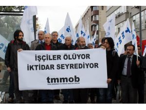 Tmmob’dan Maden Kazası Protestosu