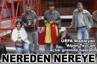 Alper Tezcan açlık grevine başladı 