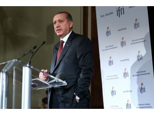 Erdoğan, Fransız Uluslararası İlişkiler Enstitüsü’nde Konuştu