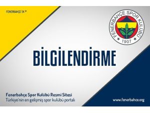 Fenerbahçe’den Yıldırım Açıklama