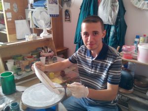 Bursa Lalesi İtalyan Seramiklerine İşlendi