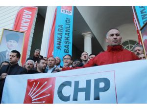 Chplilerden Rtük Önünde Siyah Çelenkli Eylem