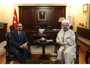 Diyanet İşleri Başkanı Görmez, Abd Büyükelçisi Bass İle Biraraya Geldi