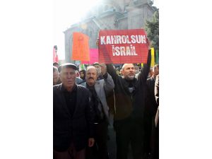 Kayseride İsrail Protestosu