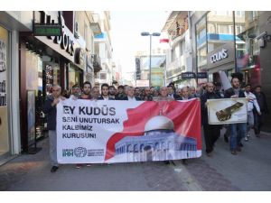 Samsun’da İsraile Mescid-i Aksa Tepkisi