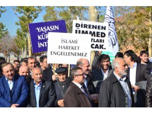 Başkent’te İsrail Protesto Edildi