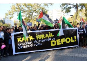 Kahramanmaraşta İsrail Protestosu
