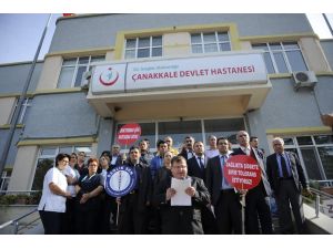 Sağlık Çalışanlarından Şiddet Protestosu