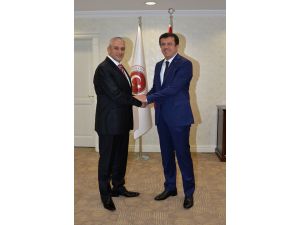 Bakan Zeybekci, Kktc Bayındırlık Ve Ulaştırma Bakanı Taçoy İle Biraraya Geldi