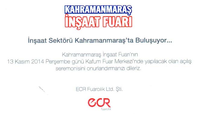 İnşaat fuarı yarın açılıyor!