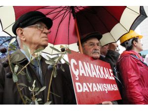 Çanakkale’de Soma Protestosu