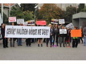Validebağ Eylemcileri Fırça Ve Küreklerle Yürüdü
