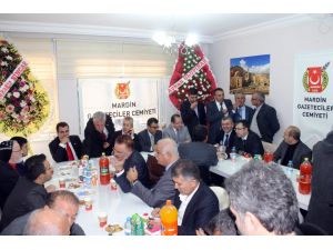 Vali Taşkesen Mardin Gazeteciler Cemiyeti Hizmet Binası Açılışına Katıldı