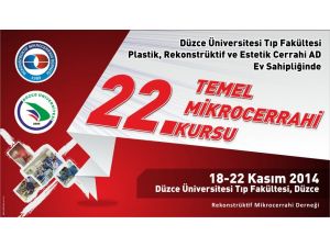 Mikrocerrahi Kursu’na Düzce Ev Sahipliği Yapacak