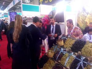 Sarıgöllü İş Adamlarının Sultaniye Üzüm Tanıtım Standı İlgi Gördü