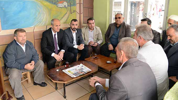 Okay, Esnaf Ziyaretlerine Ara Vermeden Devam Ediyor