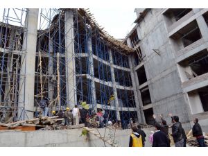 Hastane İnşaatındaki İskele Kazasında İnceleme Sürüyor