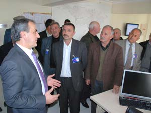 Haber Merkezi’nin Kapıları Muhtarlara Açıldı