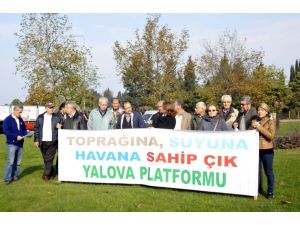 Yalovalı Çevrecilerden Köprülü Kavşak Eylemi
