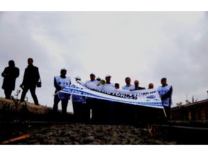 Demiryollarının Özelleştirilmesini Protesto Ettiler