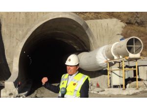 (Özel) Ilgaz Tünelinin Yüzde 45’i Tamamlandı