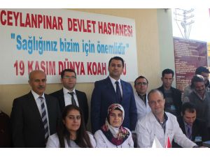 Ceylanpınar Devlet Hastanesinde ‘Koah’ Standı