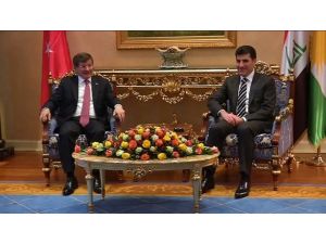 Davutoğlu Barzani’yle Görüştü