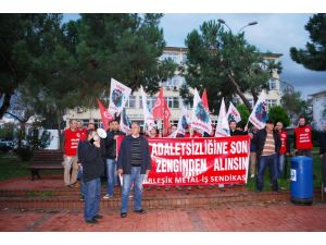 Prysmian İşçileri Vergi Adaleti İstedi