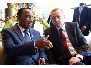Erdoğan, Nijer Ve Çad Cumhurbaşkanlarıyla Görüştü