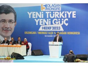 Başbakan Davutoğlu, Ak Parti Erzincan İlçe Kongresinde