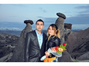 Peribacaları’nda Romantik Evlilik Teklifi