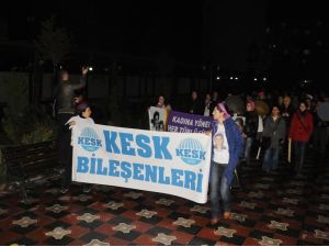 Cizre’de Dünya Kadına Yönelik Şiddetle Mücadele Kapsamında Yürüyüş Ve Basın Açıklaması Düzenlendi