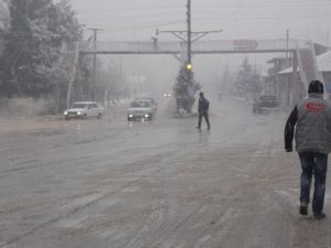 Antalya’da Kar Yağışı