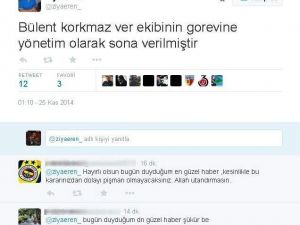 Bülent Korkmazın Görevden Alınmasını Taraftar Böyle Karşıladı