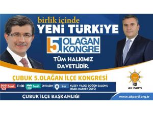 Çubuk Ak Parti İlçe Başkanı Demirbaş’tan Kongreye Davet