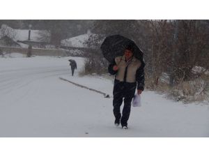 Yozgat’ta Kar Yağışı