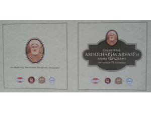 Abdülhakim Arvasi Anılıyor