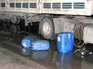 Kahramanmaraşta Mazot Hırsızlığı