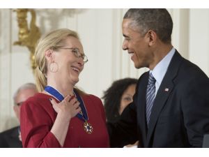 Obama, Abd’li Oyuncu Meryl Streep’e Aşık Olduğunu Söyledi