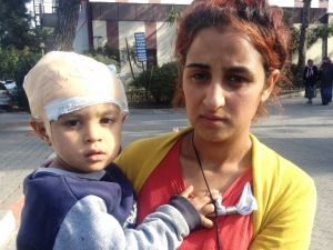 Kafasına Taş Düştü Hayatı Kurtuldu