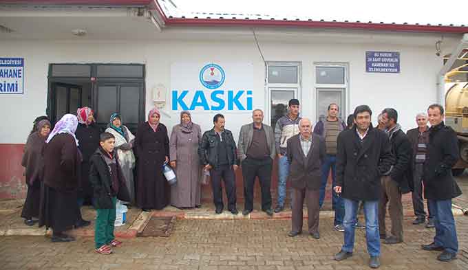Alpaslan Mahallesinden İçme Suyu Eylemi