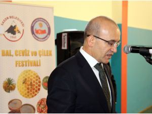 Bakan Şimşek Sason Bal Ve Ceviz Festivaline Katıldı