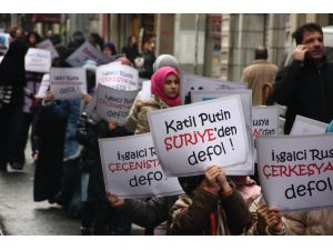 Mülteci Çocuklardan Putin Eylemi