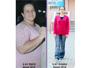Altı Ayda 43 Kilo Verdi