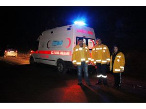 Hasta Taşıyan Ambulans Çukura Düşüp Kullanılamaz Hale Geldi
