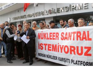 Nkp Üyeleri, Çed Raporunun Onaylanmasını Protesto Etti