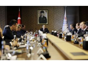 Bakan Kılıç Ptt 1. Lig Kulüp Yöneticilerini Kabul Etti