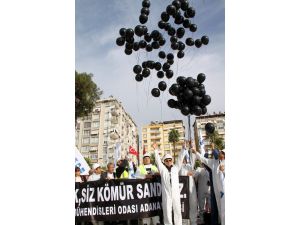 Madenlerdeki Ölümlere Siyah Balonlu Protesto