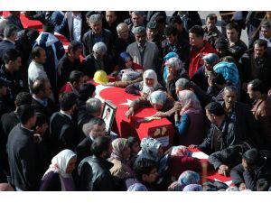 Ermenek’te Beş Madenciye Hüzünlü Veda